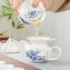 Ceramic Teapot and Tea Cups Set - Image 2