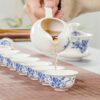 Ceramic Teapot and Tea Cups Set - Image 3