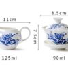 Ceramic Teapot and Tea Cups Set - Image 4